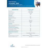 Nettoyeur vapeur industriel Steambio Max - 10 bars - 9000 à 18000 W - structure inox robuste_1