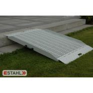 Pff 850f - rampe de trottoir - e-stahl - dimensions : 800 x 850 mm