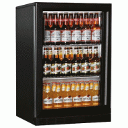 Réfrigérateur bar noir 1 porte battante vitrée avec volume 110 l te... - P9974C