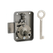 Serrure d'armoire facon paris longueur 55mm axe 30mm gauche 1 clé - thirard - 00008361 - 585148