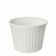 Starpak 25 gobelets à soupe, PP "To Go" 500 ml Ø 11,5 cm - 8,5 cm blanc - blanc plastique polypropylène 88697