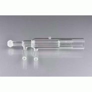 Torche en quartz avec 2 picots de positionnements pour thermo série x avec injecteur fixe 1,5 mm