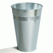 Vase zinc Ø24 x H40cm