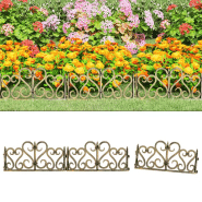Vidaxl bordures de pelouse 17 pcs doré 10 m pp 318298 Vidaxl bordures de pelouse 17 pcs doré 10 m pp 318298