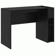 VidaXL Bureau Chêne noir 109 x 50 x 78 cm Bois d'ingénierie Modèle Atlas Urban - 891201