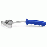 Écailleur à poisson 18 cm inox lame crantée manche ABS bleu Déglon - par 1