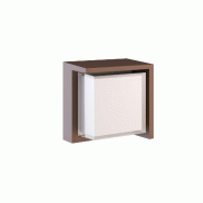 Applique Murale Led Carrée Blis 15W 180° Avec Interrupteur, Température 2700K/3200K/4000K, Finition Corten Pour Extérieur Par Beneito & Faure. - b