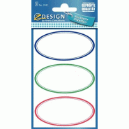 Avery Zweckform Z-Design Etiquettes pour ménage ovale, - 3742