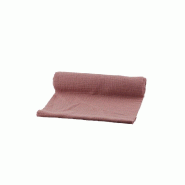 Chemin de table coton gaufré ROSE 26cm x 3m