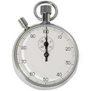 Chronomètre à aiguille - 1/5ème - mécanisme à 7 rubis, boîtier antichoc_0