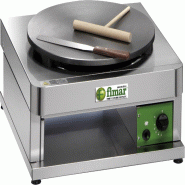 Crêpière FIMAR monogaz GPL et méthane modèle CR400G1 en acier inoxydable avec plaque en fonte antidérapante ø 40 cm - 950