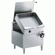 Diamond - Sauteuse gaz basculante, cuve en "Duomat" 80 litres, sur meuble - réf. G22/BM8C-N - gris inox AKS-G22/BM8C-N
