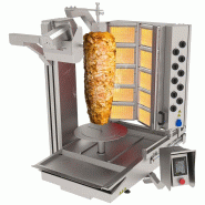 Grill Döner kebab gaz automatique 10 brûleurs max 150 kg
