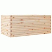 Helloshop26 - Jardinière bac lit surélevé plantes fleurs terrasse jardin 110 x 60 x 46 cm bois de pin massif marron 02_0037373 - 3000213856248 Helloshop26 - Jardinière bac lit surélevé plantes fleurs terrasse jardin 110 x 60 x 46 cm bois de pin massif marron 02_0037373 - 3000213856248