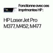HP 410A toner LaserJet magenta authentique