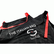 LISA - Tablier en coton avec double poche frontale - 8050038470155