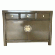 OPIUM OUTLET Asia Meubles Commode Buffet Armoire sideboard console chiffonnier 33083 brun boueux asiatique chinois oriental entièrement monté - Bois OPIUM OUTLET Asia Meubles Commode Buffet Armoire sideboard console chiffonnier 33083 brun boueux asiatique chinois oriental entièrement monté - Bois
