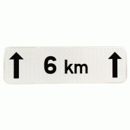Panonceau d'étendue M2 - Longueur personnalisable - WP Signalisation Panonceau d'étendue M2 - Longueur personnalisable - WP Signalisation