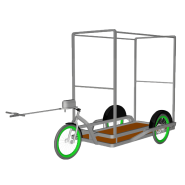 Remorque électrique pour vélo towbe detroit : transportez vos matériaux de construction ou vos meubles en toute sécurité et de façon écologique