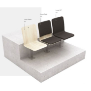 Siège en bois ergonomique rabattable LOOP