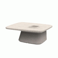 Table basse in & out NOMA - écru granit