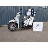 Triporteur motorisé pour ramassage des déchets try