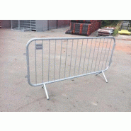 Barrière de sécurité Vauban (Police) - 2.3m - Pieds renforcés - Pré-galvanisée