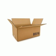 Caisse carton type Galia A16 300 x 200 x 125 mm - marron en carton CBS16-M Caisse carton type Galia A16 300 x 200 x 125 mm - marron en carton CBS16-M