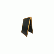 Chevalet stop trottoir sur patins avec cadre bois - 100 x 67 cm - Référence : LSTF84CH Chevalet stop trottoir sur patins avec cadre bois - 100 x 67 cm - Référence : LSTF84CH