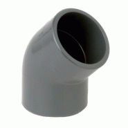 Coude 45° PVC à coller - D 012 - PN 16 - Référence 01HIV012