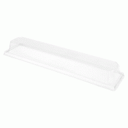 Couvercle transparent PET hauteur 3,7cm pour barquette 59145 - par 1000