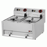 Friteuse électrique double 0,38 kW/l, 8+8 l sans soubassement 230 V | REDFOX - FE 60 EL