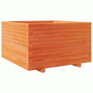 Helloshop26 - Jardinière bac lit surélevé plantes fleurs terrasse jardin cire 80 x 80 x 49,5 cm bois de pin massif marron 02_0038503 - 3000217707973 Helloshop26 - Jardinière bac lit surélevé plantes fleurs terrasse jardin cire 80 x 80 x 49,5 cm bois de pin massif marron 02_0038503 - 3000217707973
