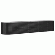 Helloshop26 - Jardinière bac lit surélevé plantes fleurs terrasse jardin de jardin acier enduit de poudre anthracite 02_0039481 - 3000218530358 Helloshop26 - Jardinière bac lit surélevé plantes fleurs terrasse jardin de jardin acier enduit de poudre anthracite 02_0039481 - 3000218530358