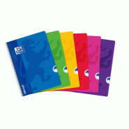 Oxford Lot de 5 Cahier Openflex rel. Intégrale A4, 100p./50 feuilles 90g/m², Séyès, coloris assortis (6) - 3020120018867