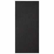Papstar 50 serviettes ROYAL Collection pli 1/8 40 cm x 40 cm noires - noir papier 87583