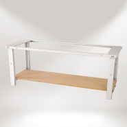 Plateau pour tablette basse, composé de feuilles de hêtre collées entre elles