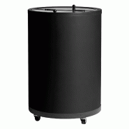 Refroidisseur de canettes noir 80 l à froid positif 2 couvercles en... - BTA80-B1