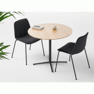 Lot de 2 chaises 4 pieds métal et revêtement tissu rembourré et plissée Lot de 2 chaises 4 pieds métal et revêtement tissu rembourré et plissée