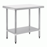 Table de découpe inox - Profondeur 600 mm | Vogue - CB911