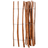 Vidaxl clôture à piquets bois de noisetier 120x250 cm 43142