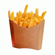 200 boîtes à frites kraft écologiques – 135 g – 13x8x13,5 cm - 3000000188811