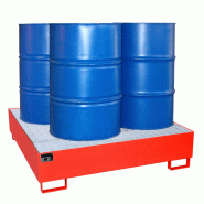 Bac de rétention en acier - Capacité de rétention 525 L