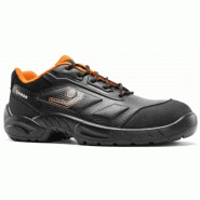 Base - Baskets de sécurité basses en cuir noir et orange MONTMARTRE S3S http://carbonn.Fr/img/co/337.Jpg Taille 42 - 42 matière synthétique 805050