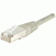 Cordon rj45 catégorie 5e f/utp gris - 0,7 m 231300