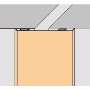 Couvre - joint pour les murs/plafonds ésodil