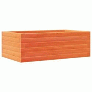 Helloshop26 - Jardinière bac lit surélevé plantes fleurs terrasse jardin cire 70 x 40 x 23 cm bois de pin massif marron 02_0038479 - 3000217690725 Helloshop26 - Jardinière bac lit surélevé plantes fleurs terrasse jardin cire 70 x 40 x 23 cm bois de pin massif marron 02_0038479 - 3000217690725