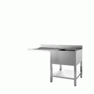 ITALCONCEPT L2G Plonge Inox 304 Soudee, Encastrement Lv Bac Droite 850mm x 1200mm x 700 mm - 3616350006158