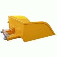 Pelle pour chariot élévateur - Manutention en vrac - Système de basculement - Structure en acier renforcé