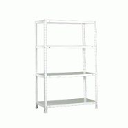 SimonRack Étagère métallique avec vis 1500x800x400 mm, 4 niveaux, point de flexion 75 kg, Blanc - Advantage - métal 8435104993576